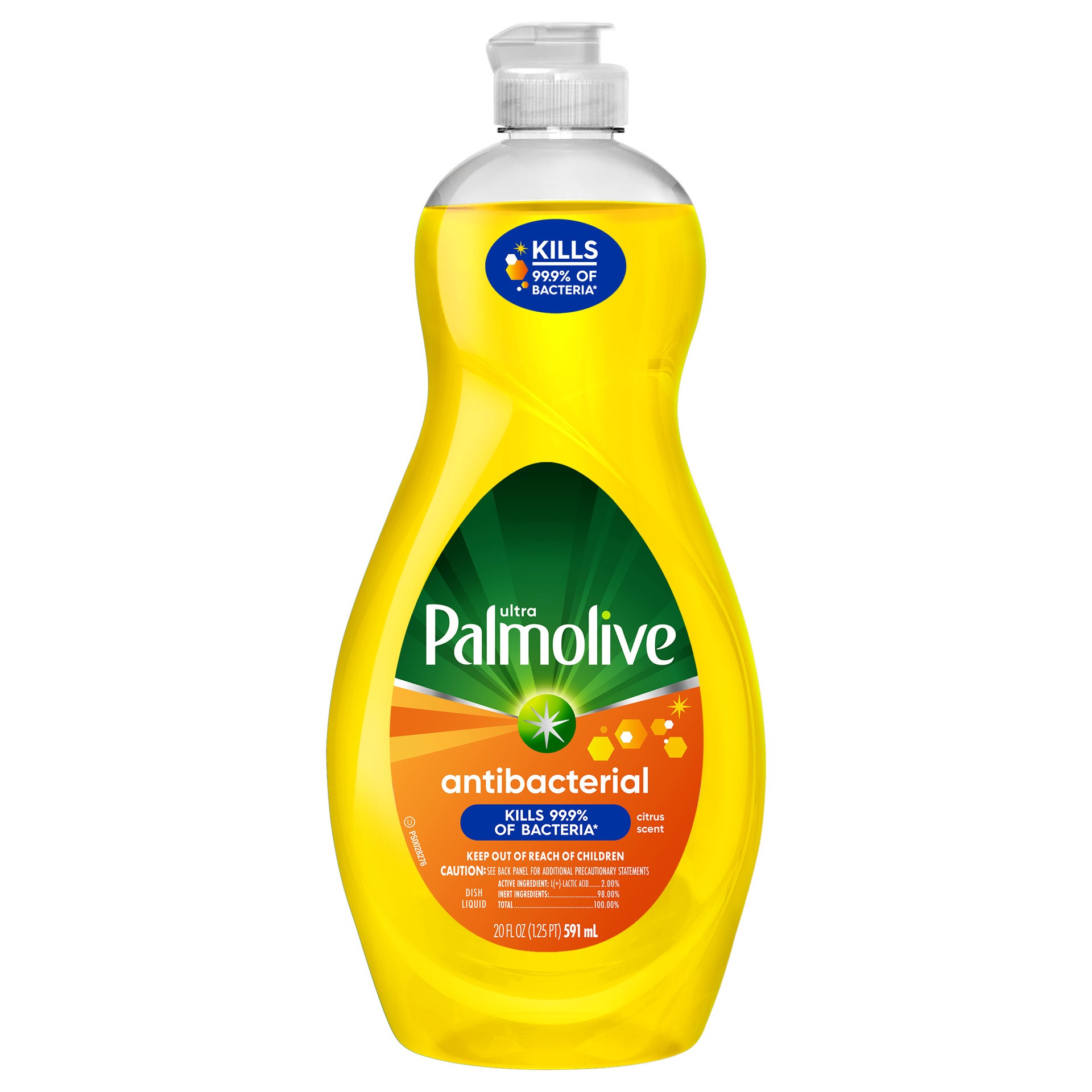 slide 1 of 9, Palmolive Ultra Palmolive Antibacterial Dish Liquid, Citrus Scent - 20 Fluid Ounce, 20 fl oz