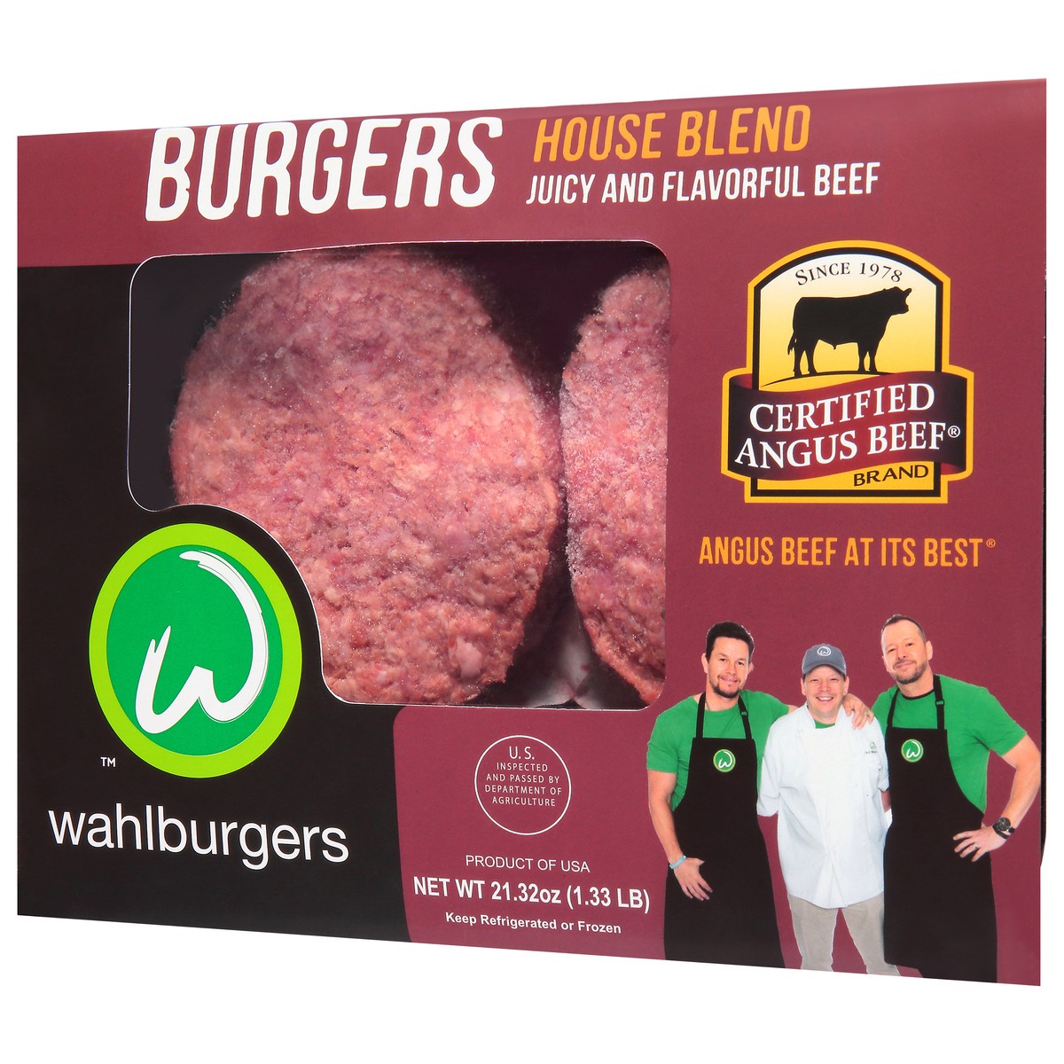 slide 7 of 9, Wahlburgers Certified Angus Beef House Blend, 1.33 lb