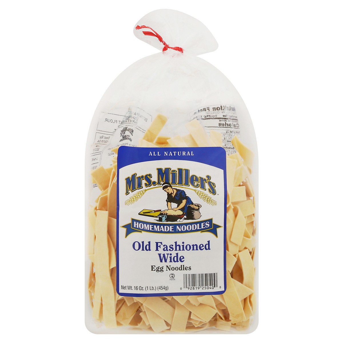 slide 1 of 9, Mrs. Miller's Wide Old Fashioned Egg Noodles 16 oz, 16 oz