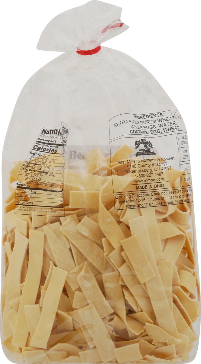 slide 8 of 9, Mrs. Miller's Wide Old Fashioned Egg Noodles 16 oz, 16 oz