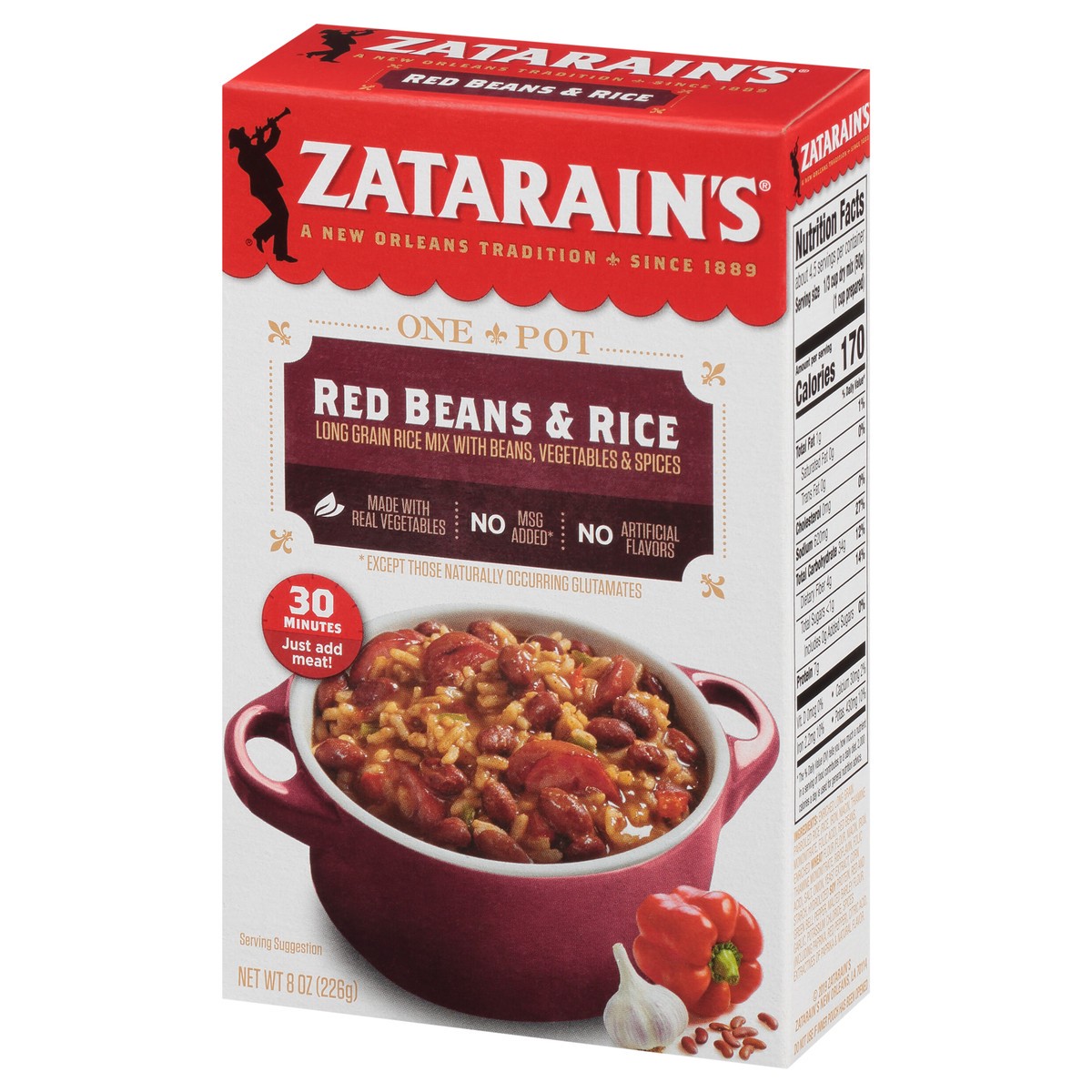 slide 12 of 13, Zatarain's Red Beans & Rice, 8 oz