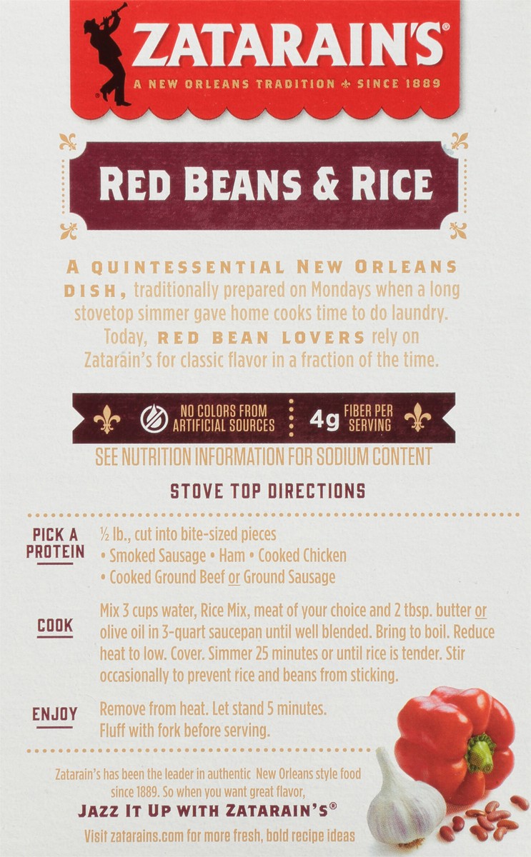 slide 13 of 13, Zatarain's Red Beans & Rice, 8 oz
