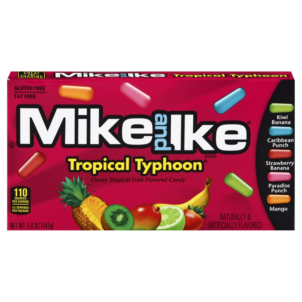 slide 1 of 9, MIKE AND IKE Mike & Ike Theatre Box Tropical Candy, 5 oz