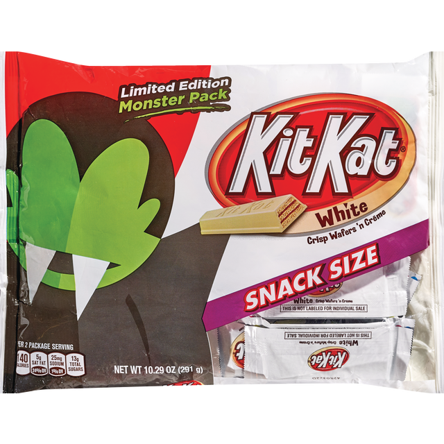 slide 1 of 1, KIT KAT White Halloween Limited Edition Monster Pack, 10.29 oz