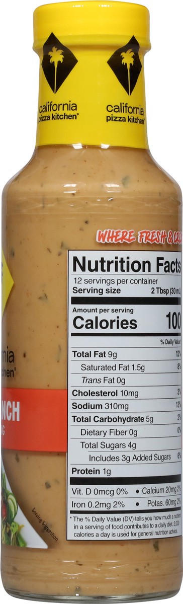 slide 8 of 9, California Pizza Kitchen BBQ Ranch Dressing, 12 oz