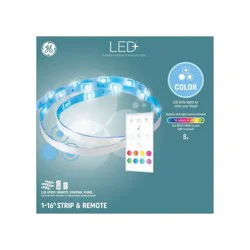 General Electric GE 16ft Remote and Control Panel Included LED+ Color Changing Light Strip