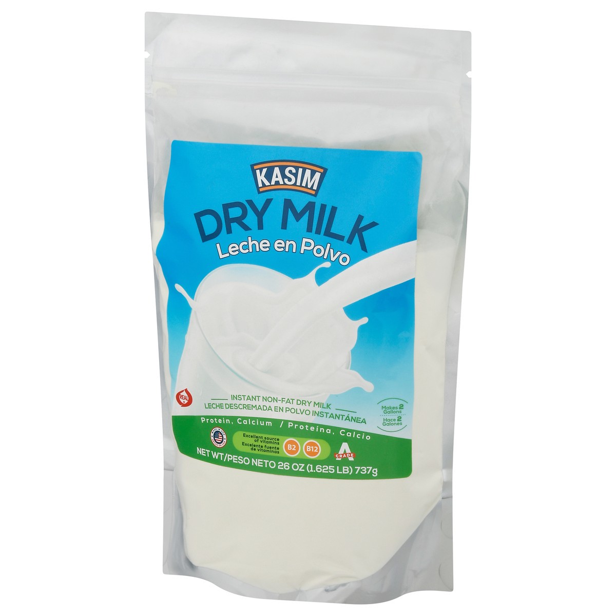 slide 7 of 14, Kasim Non-Fat Instant Dry Milk 26 oz, 26 oz