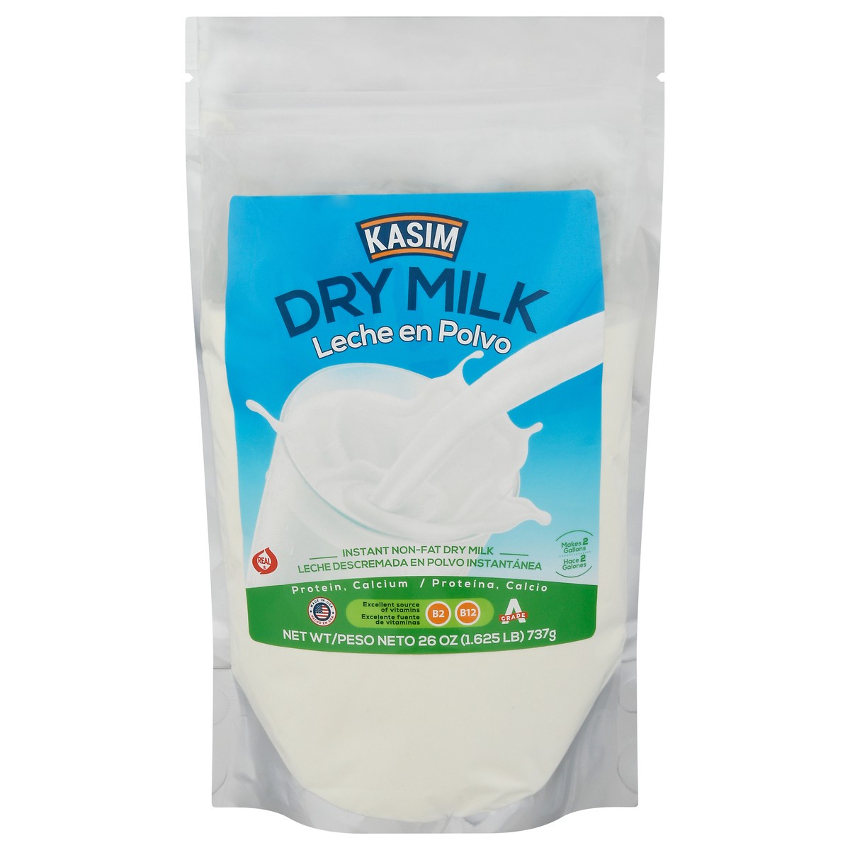 slide 5 of 14, Kasim Non-Fat Instant Dry Milk 26 oz, 26 oz