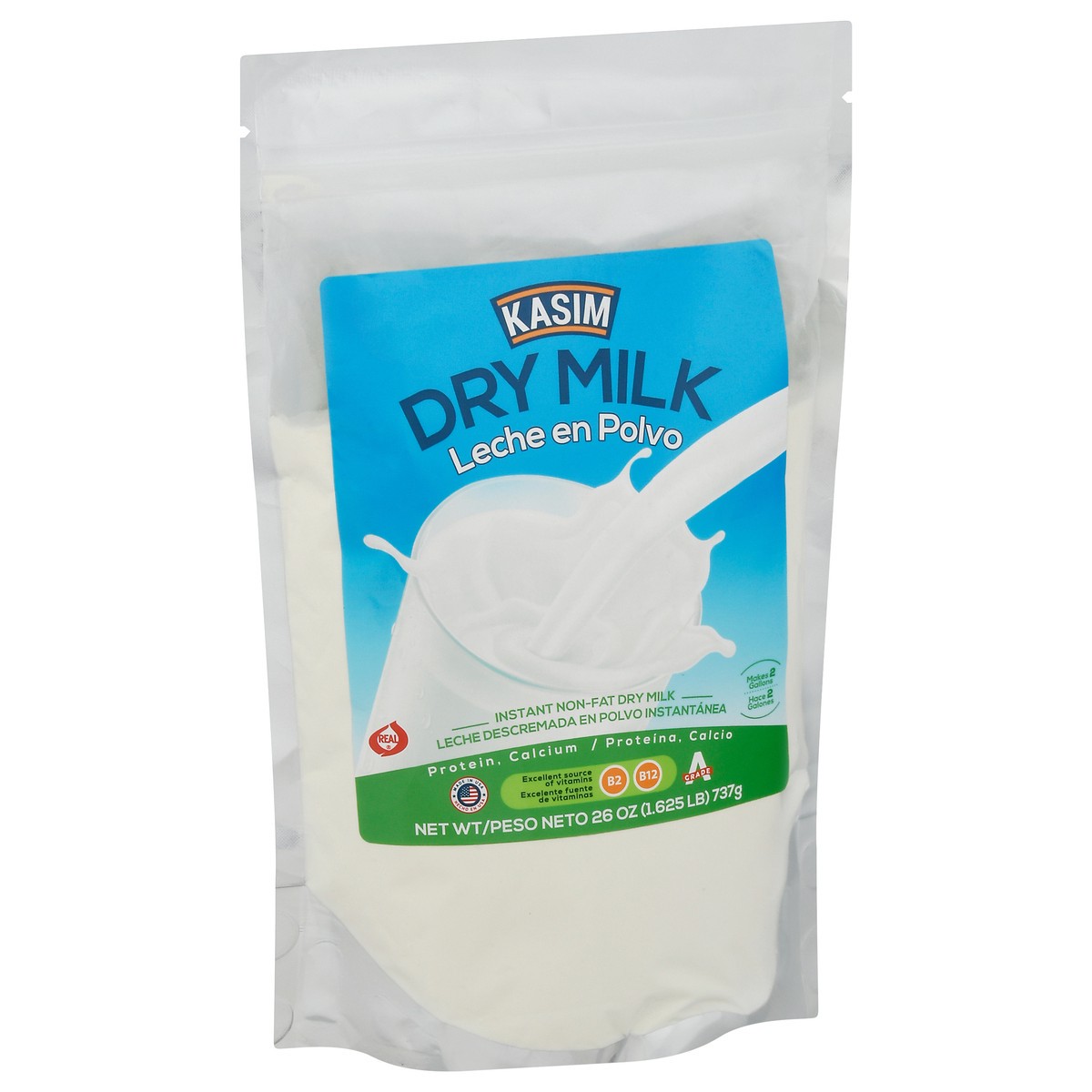 slide 10 of 14, Kasim Non-Fat Instant Dry Milk 26 oz, 26 oz