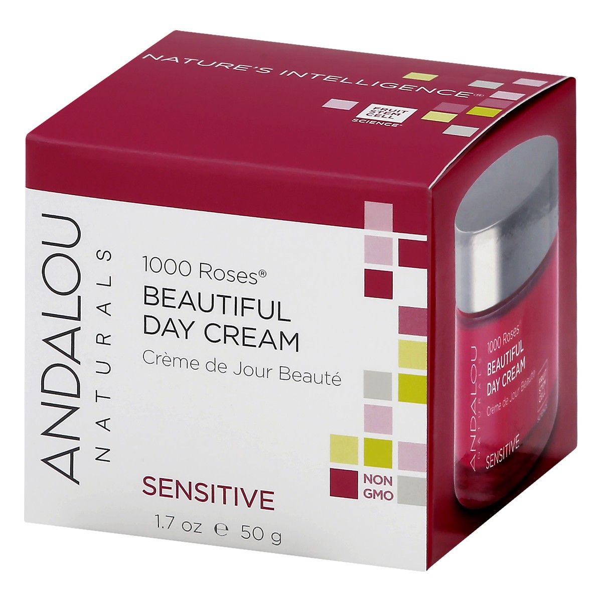 slide 7 of 9, Andalou Naturals 1000 Roses Beautiful Day Cream, 1.7 oz