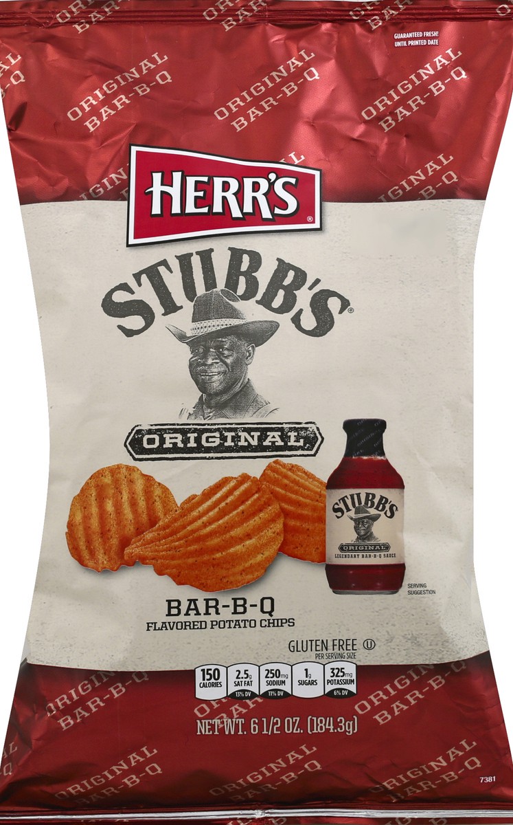 slide 5 of 6, Herr's Potato Chips 6.5 oz, 6.5 oz