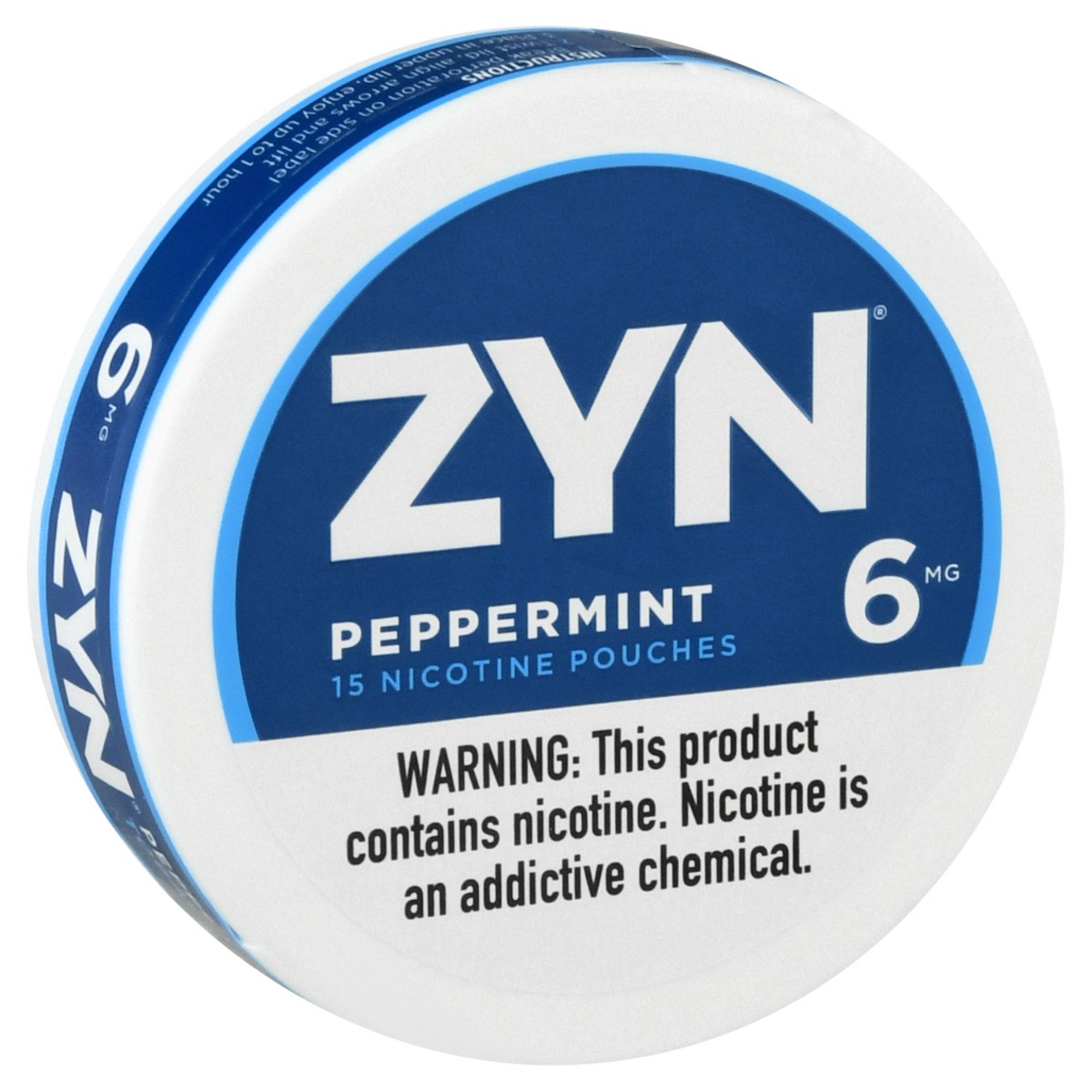 slide 2 of 10, Zyn Peppermint 6Mg Nicotine Pouches, 15 ct