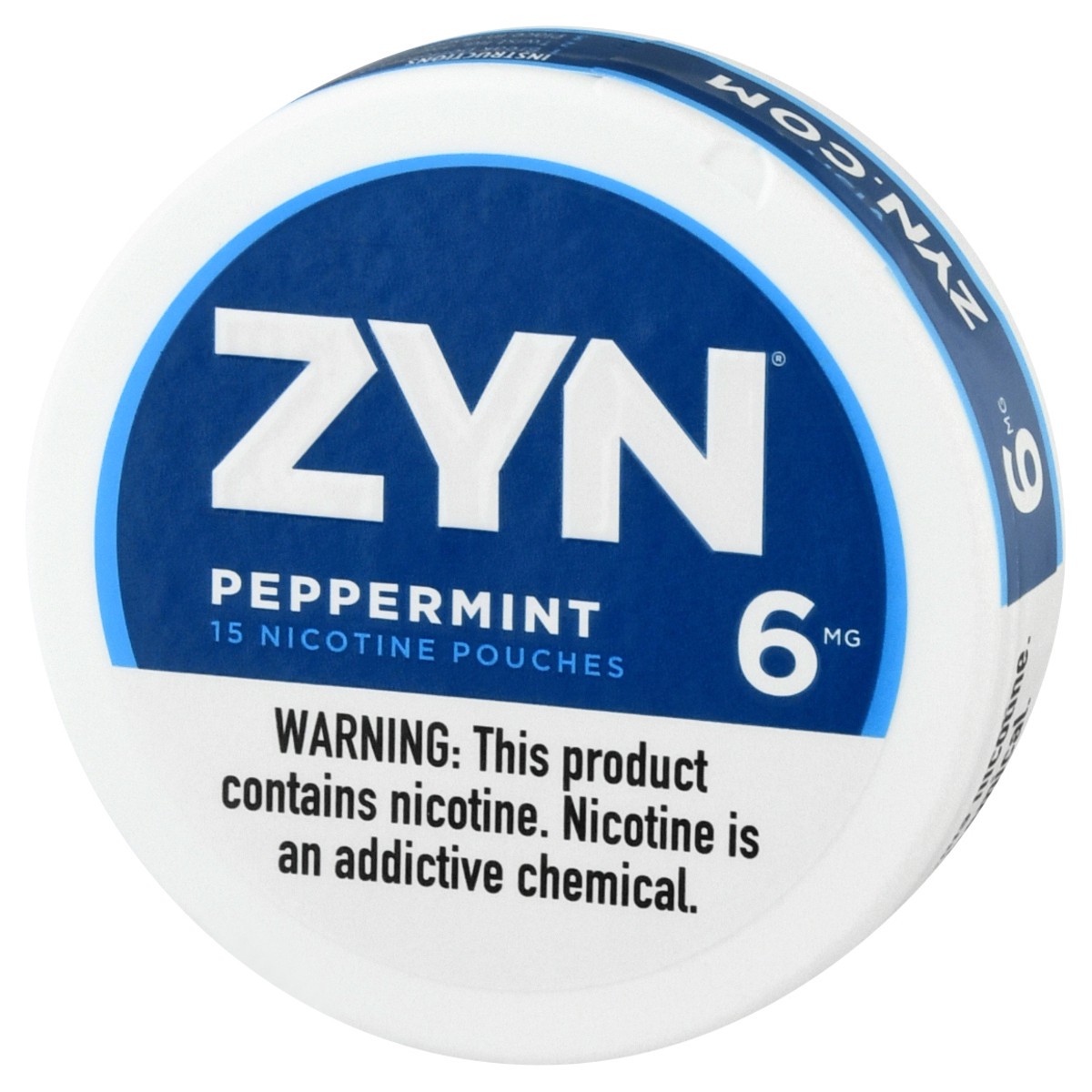 slide 3 of 10, Zyn Peppermint 6Mg Nicotine Pouches, 15 ct