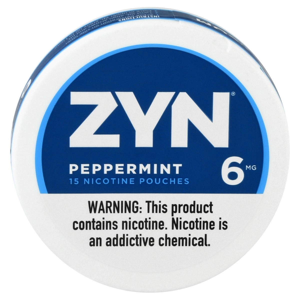 slide 1 of 10, Zyn Peppermint 6Mg Nicotine Pouches, 