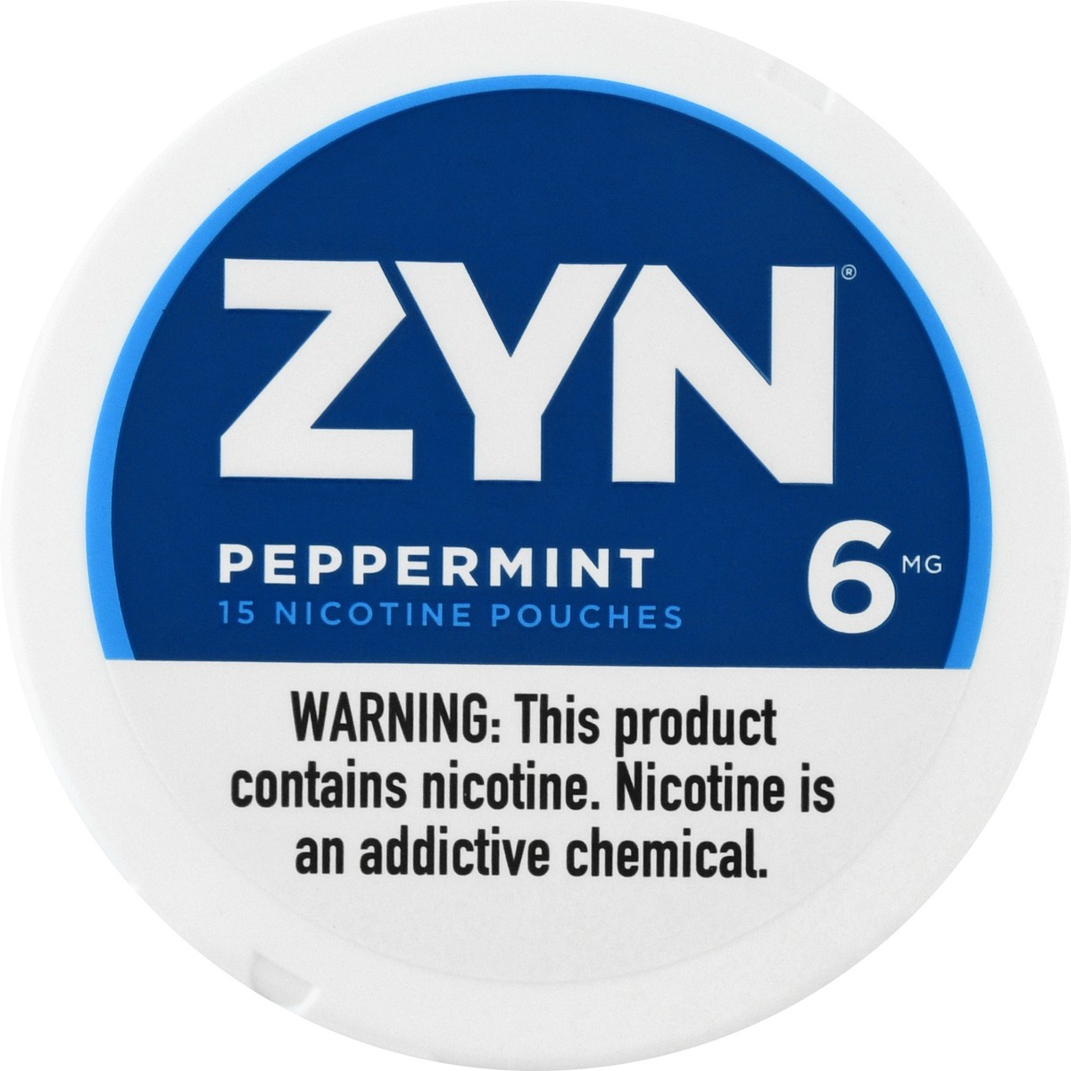slide 8 of 10, Zyn Peppermint 6Mg Nicotine Pouches, 15 ct