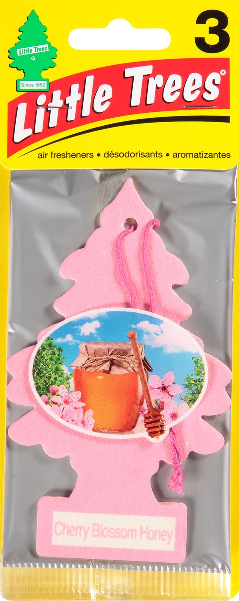 slide 6 of 11, Little Trees Cherry Blossom Honey Air Fresheners 3 ea, 3 ct