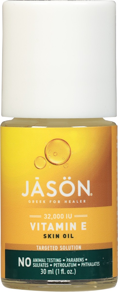 slide 2 of 8, Jason JĀSON Extra Strength Vitamin E 32,000 IU Skin Oil 1 fl. oz. Bottle, 1 fl oz
