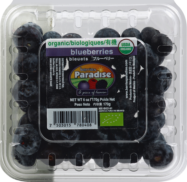 slide 1 of 1, Berries Paradise Blueberries 6 Oz, 1 ct