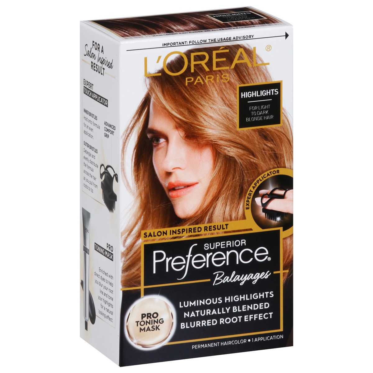 slide 14 of 14, L'Oréal Balayages Highlights Permanent Haircolor for Light to Dark Blonde Hair 1 ea, 1 ct
