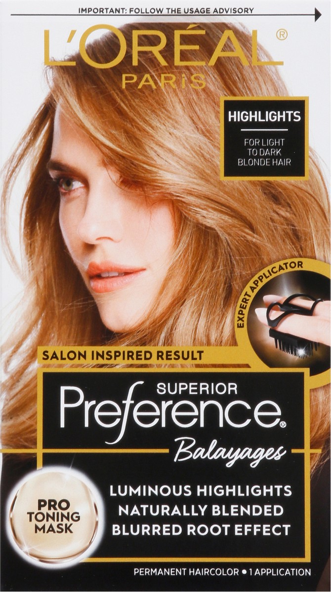 slide 5 of 14, L'Oréal Balayages Highlights Permanent Haircolor for Light to Dark Blonde Hair 1 ea, 1 ct