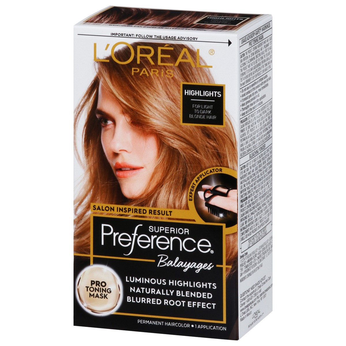 slide 3 of 14, L'Oréal Balayages Highlights Permanent Haircolor for Light to Dark Blonde Hair 1 ea, 1 ct