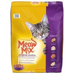 Meow Mix Original Choice Dry Cat Food, 16 Pound Bag