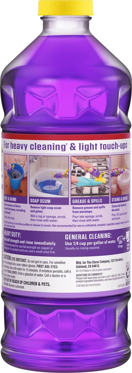 slide 7 of 7, Pine-Sol Multi-Surface Lavender Clean Cleaner 48 fl oz, 48 fl oz