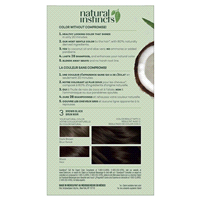 slide 3 of 5, Clairol Natural Instincts Brown Black 3 Hair Coloring Kit, 1 ct