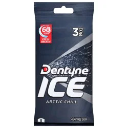Dentyne Ice Sugar Free Arctic Chill Gum 3 - 16 Piece Packages
