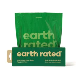 Earth Rated Unscented Poop Bags 300 ea