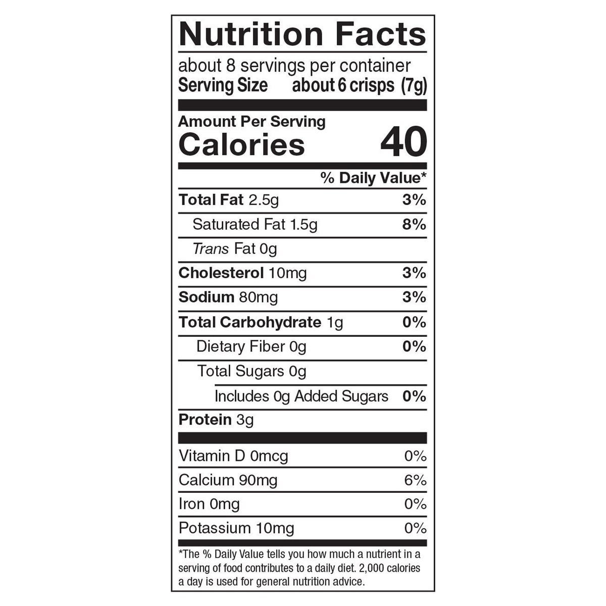 slide 8 of 8, Mrs. Cubbison's Cheddar Crisps 1.98 oz, 1.98 oz