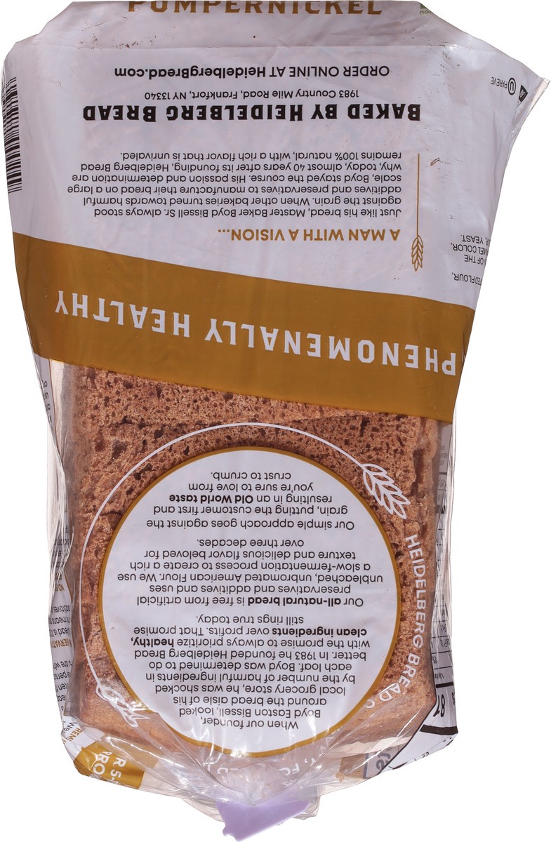 slide 6 of 9, Heidelberg Pumpernickel Bread 20 oz, 24 oz