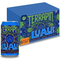 Terrapin Beer Co. Luau Krunkles IPA Craft Beer, 6.5% ABV, 6 pack, 12 oz Beer Cans