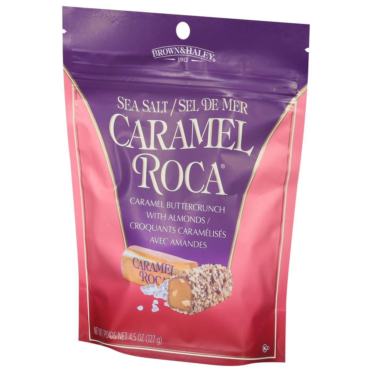 slide 3 of 9, Brown & Haley Sea Salt Caramel Roca 4.5 oz, 4.5 oz