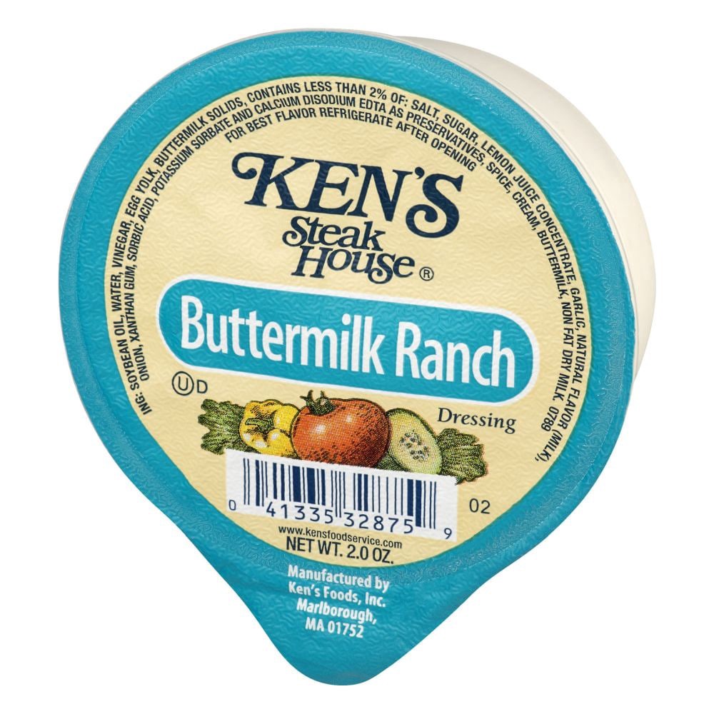 slide 2 of 3, Ken's Steak House Buttermilk Ranch Dressing, 2 oz