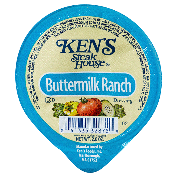 slide 1 of 1, Ken's Steak House Buttermilk Ranch Dressing, 2 oz