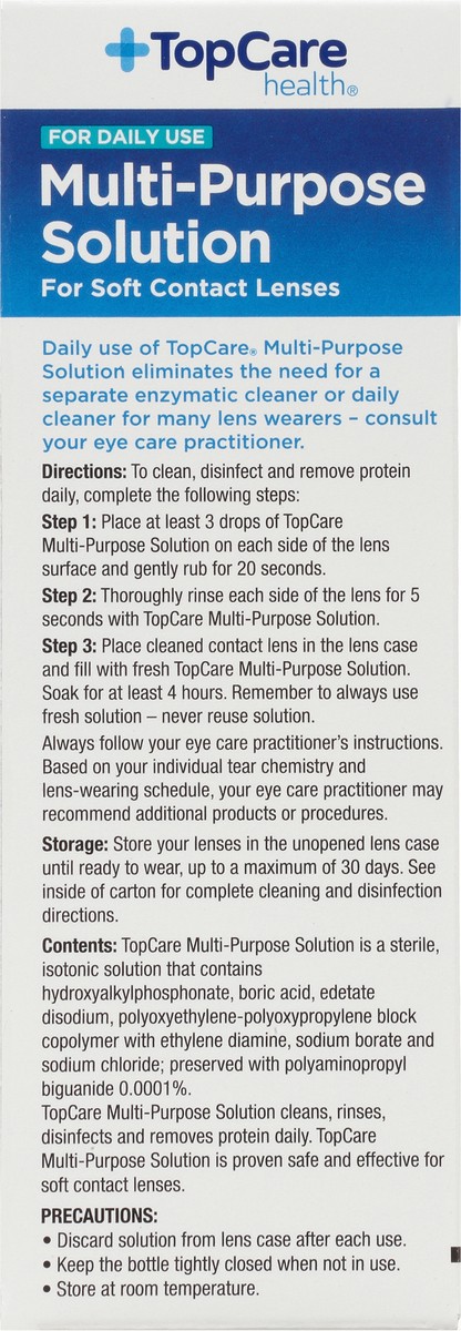 slide 5 of 16, TopCare Health Sterile Multi-Purpose Solution 4 fl oz, 4 fl oz