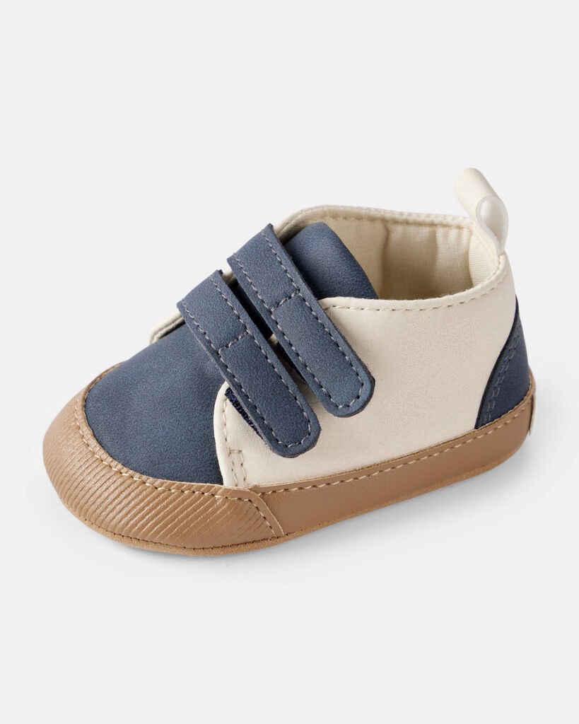 slide 4 of 6, Carter's Baby Boy Color Block Casual Sneakers - Navy/White Multi 2, 1 ct