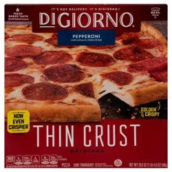 DiGiorno Classic Thin Crust Pepperoni 12in Frozen Pizza