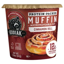 Kodiak Cakes Muffin Power Cup, Cinnamon Roll, 2.36 oz