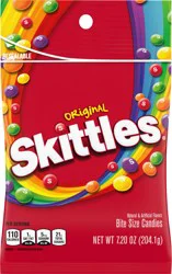 SKITTLES Original Chewy Candy, 7.2 oz Bag