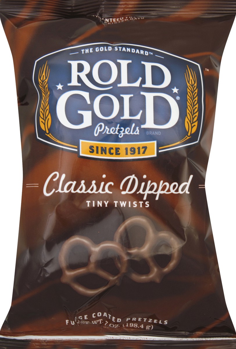 slide 5 of 6, Rold Gold Classic Dipped Tiny Twists Pretzels, 7 oz