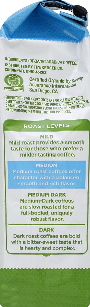 slide 5 of 8, Simple Truth Organic Peruvian Decaf Medium Roast Ground Coffee - 11 oz, 11 oz