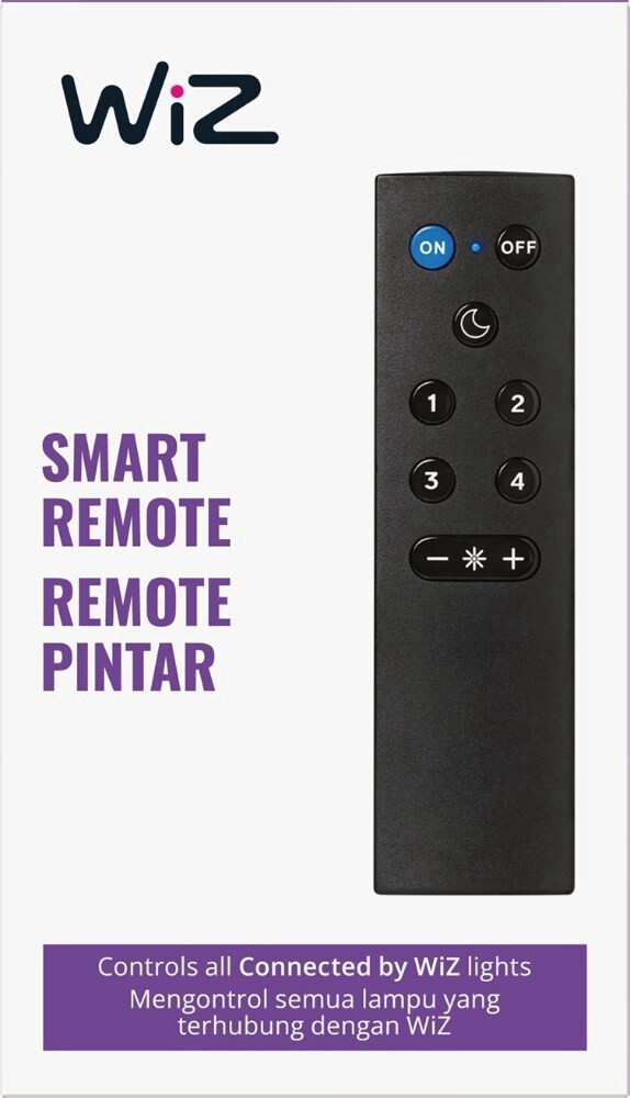 slide 4 of 6, WiZ Remote Control with Batteries, 1 ct