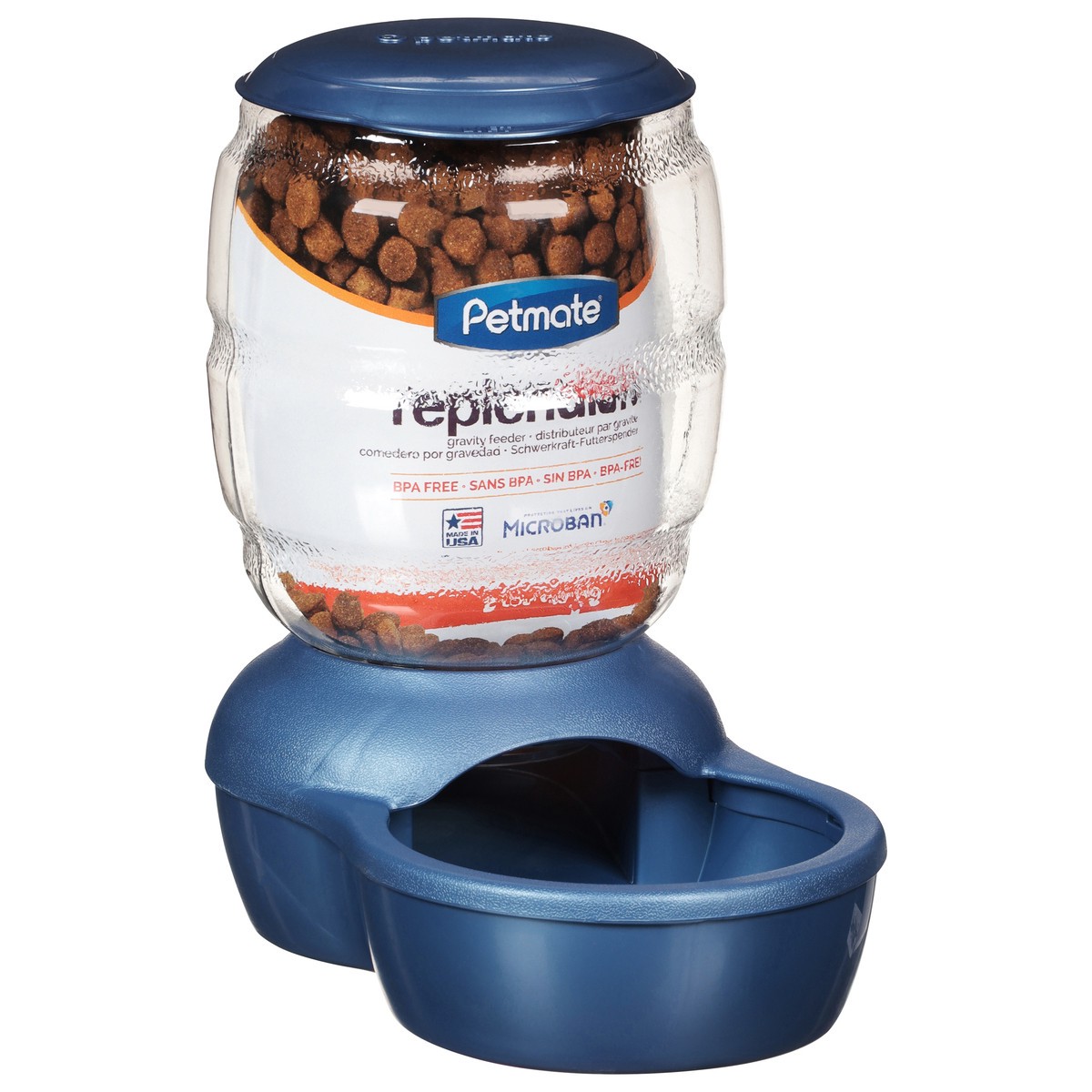 slide 9 of 9, Petmate Replendish Gravity Feeder 1 ea, 1 ct