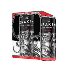 Kraken & Cola Ready to Drink Cocktail - 4-355 ml
