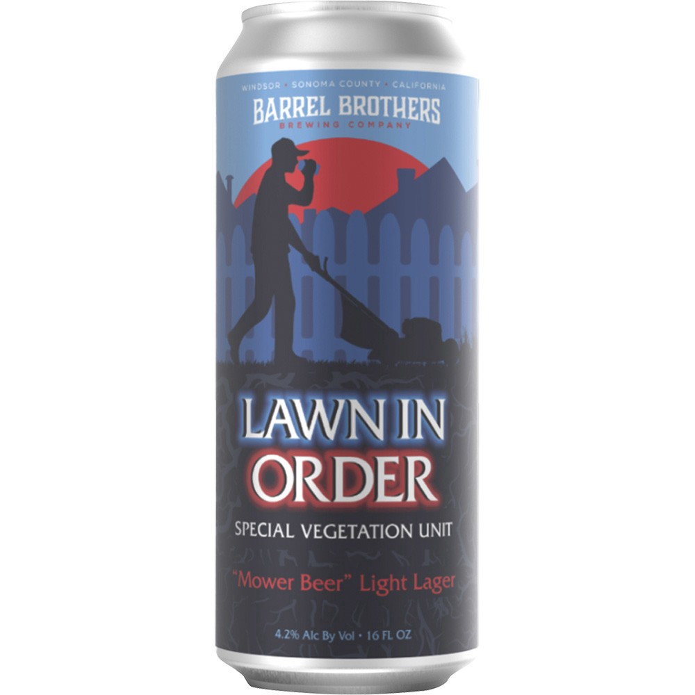 slide 1 of 1, Barrel Brothers Lawn In Order, 4 ct; 16 oz