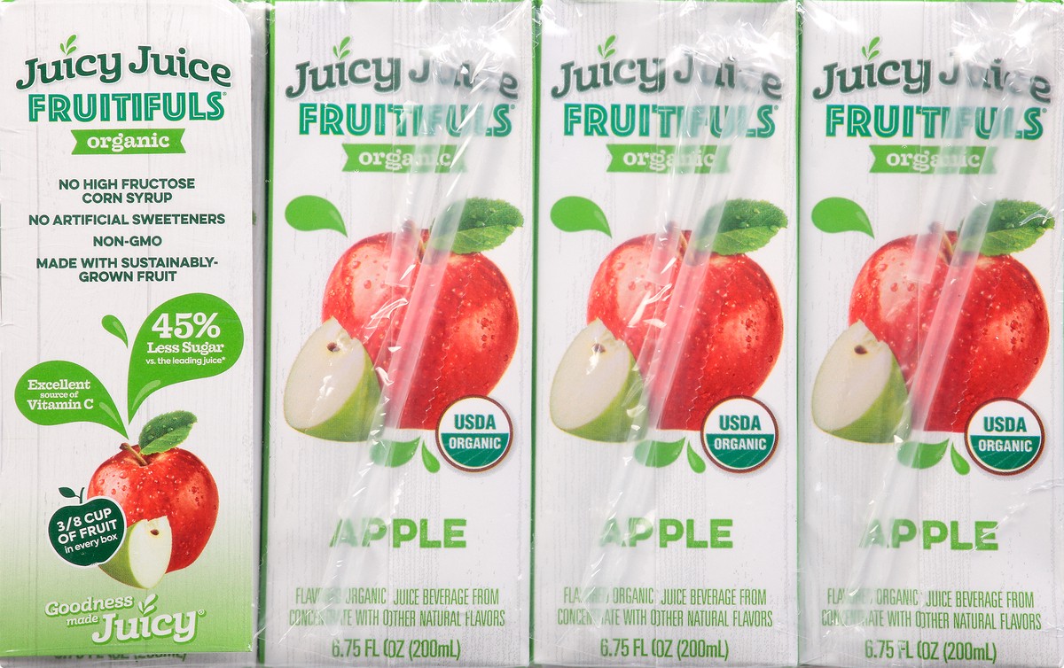 slide 5 of 9, Juicy Juice Fruitfuls Apple, 54 fl oz