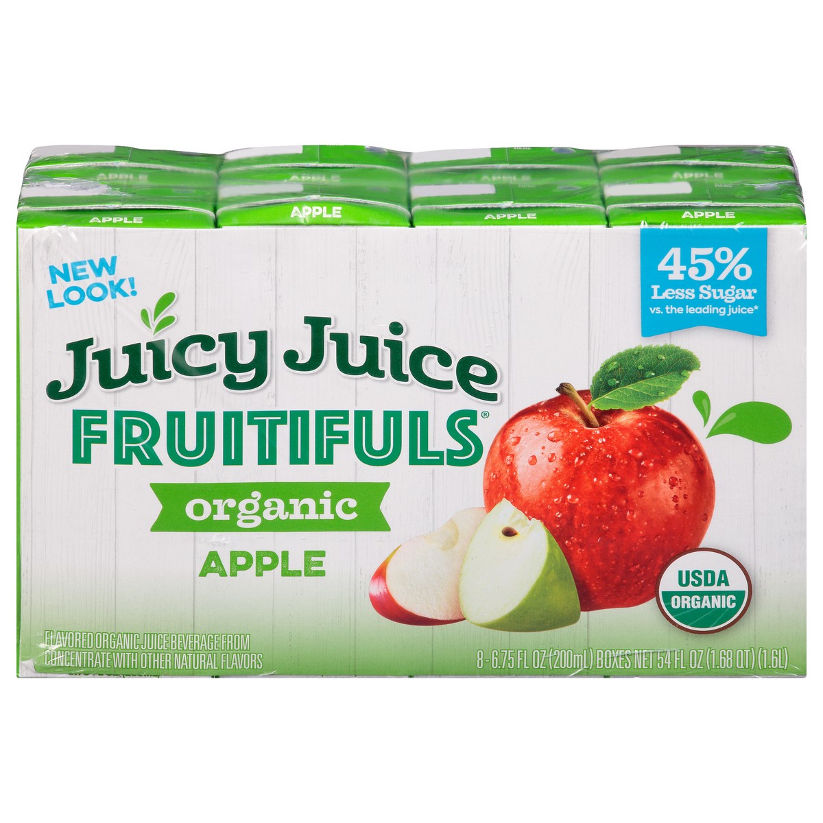 slide 1 of 9, Juicy Juice Fruitfuls Apple, 54 fl oz