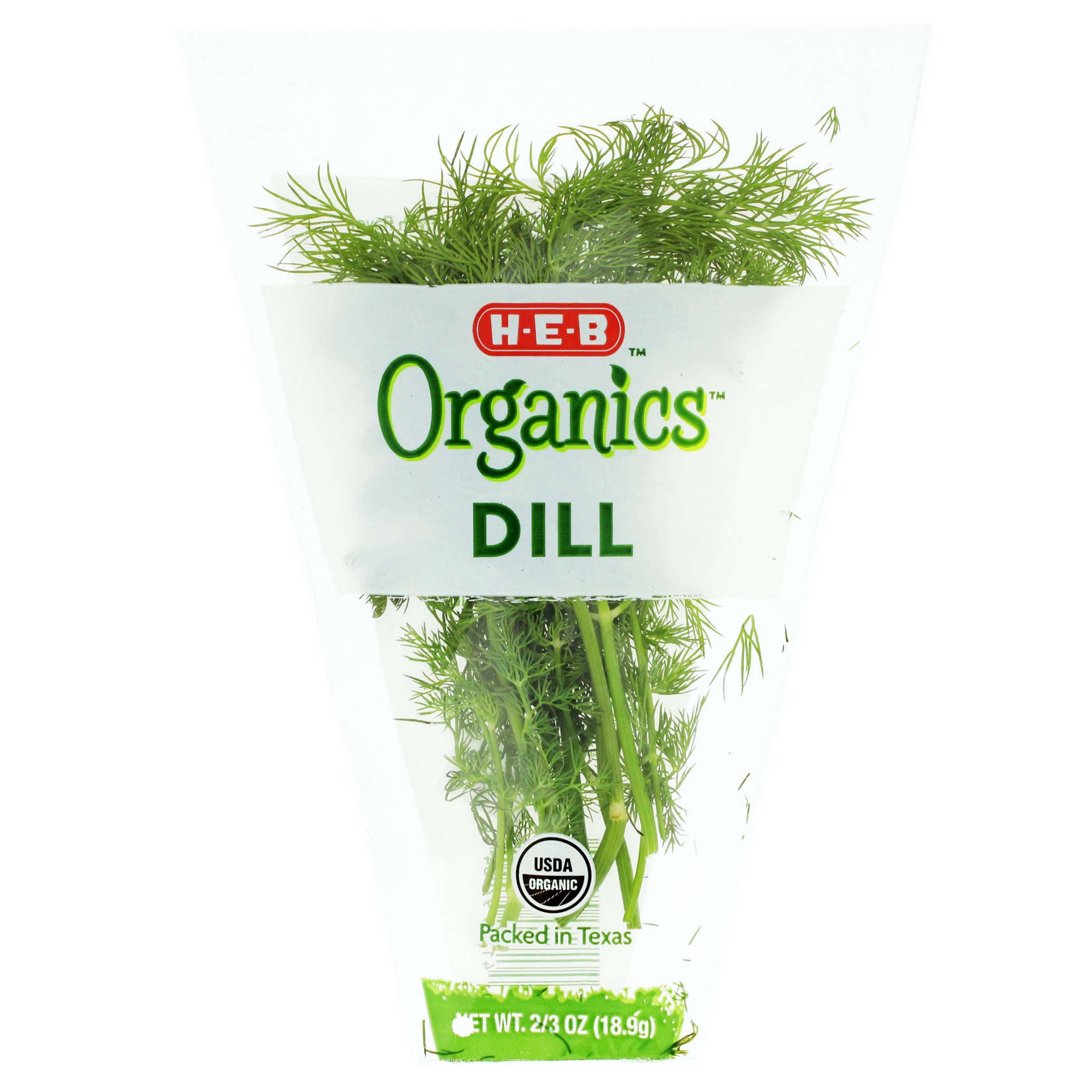 slide 1 of 1, H-E-B Organics Dill, 1 ct